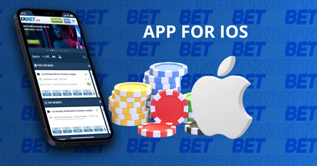 1xBet iOS mobile application for Korean players