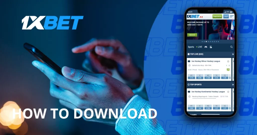 Instructions for downloading mobile app for iOS from 1xBet Korea